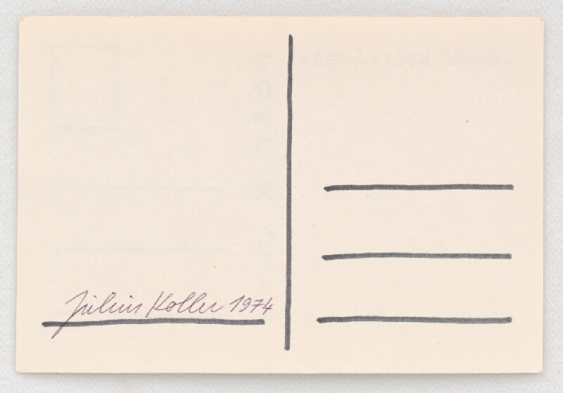 Július Koller – Post - karte 