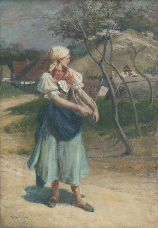Lajos Deák-Ébner – Chat in the Countryside 