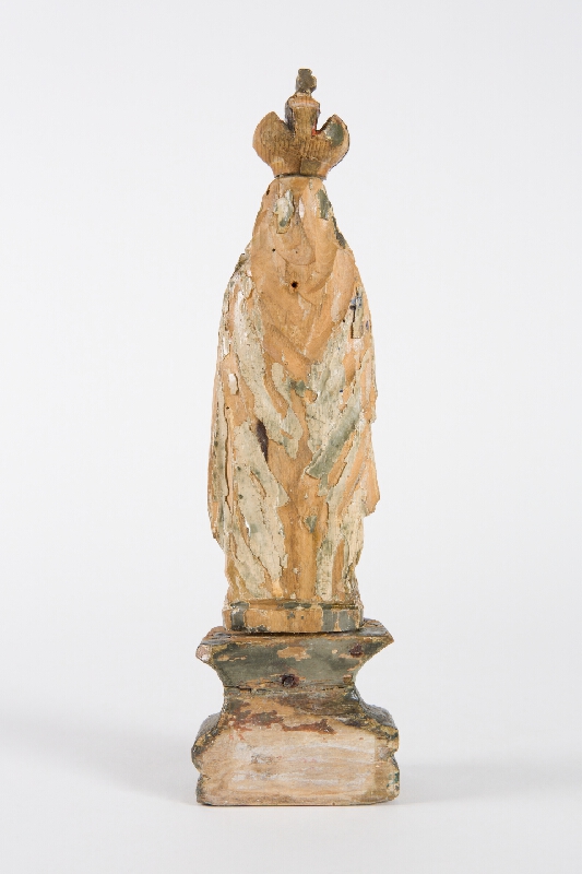 Slovenský ľudový rezbár z 19. storočia – Panna Mária prosebnícka 