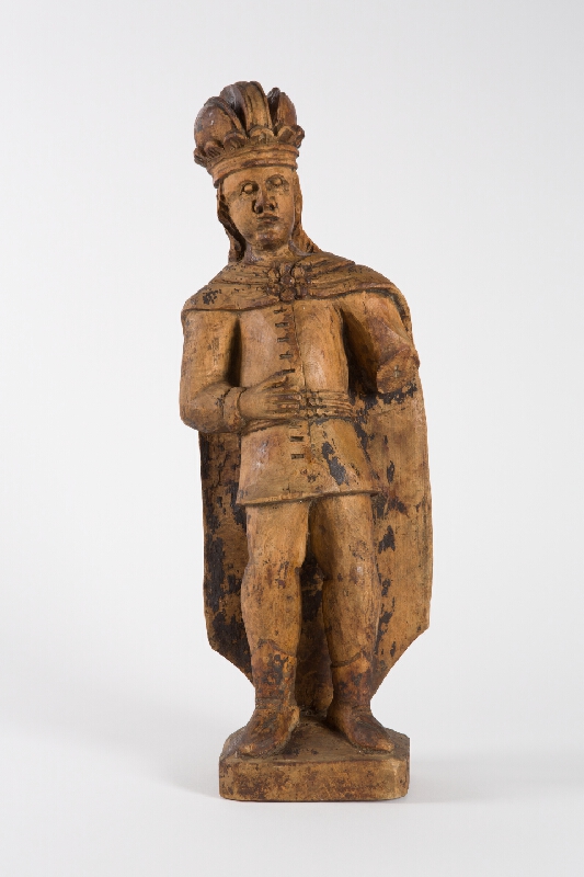 Slovenský ľudový rezbár z 19. storočia – Sväty Florián 