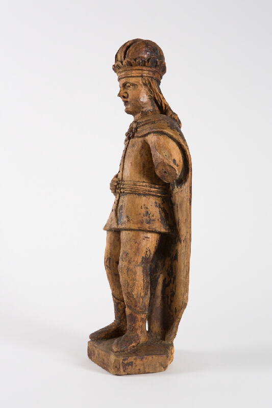 Slovenský ľudový rezbár z 19. storočia – Sväty Florián 