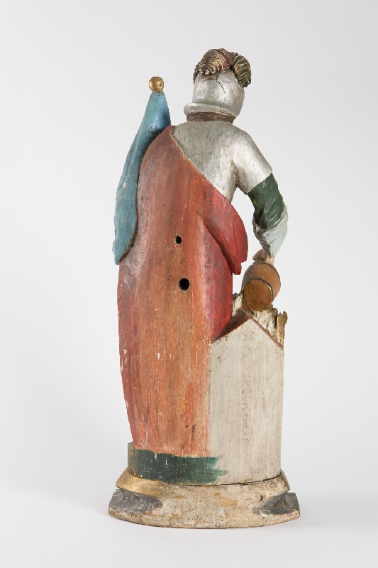 Slovenský ľudový rezbár z 19. storočia – Sv. Florián 