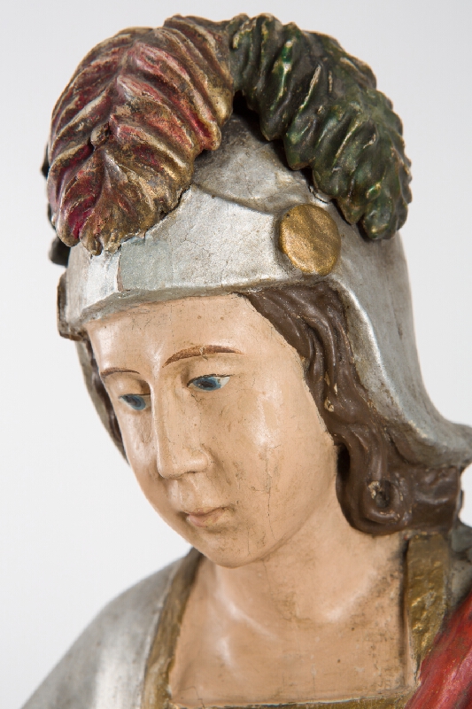 Slovenský ľudový rezbár z 19. storočia – Sv. Florián 