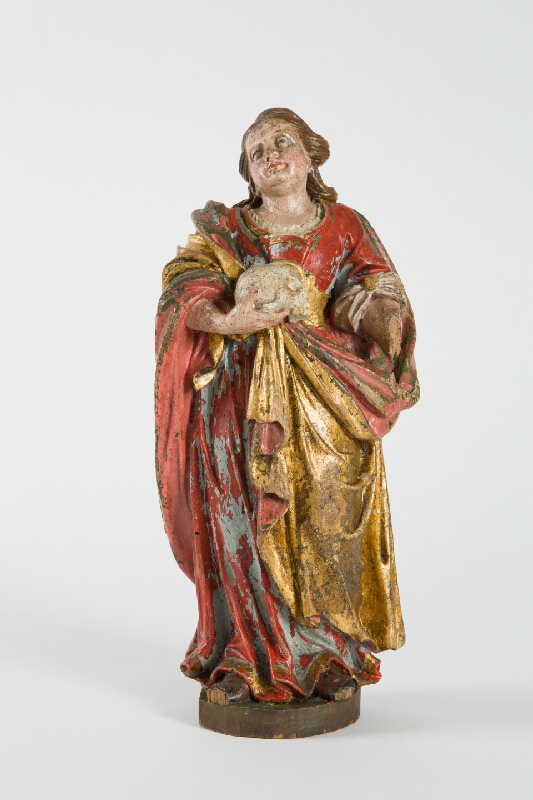 Slovenský ľudový rezbár z 19. storočia – Sv. Mária Magdaléna 