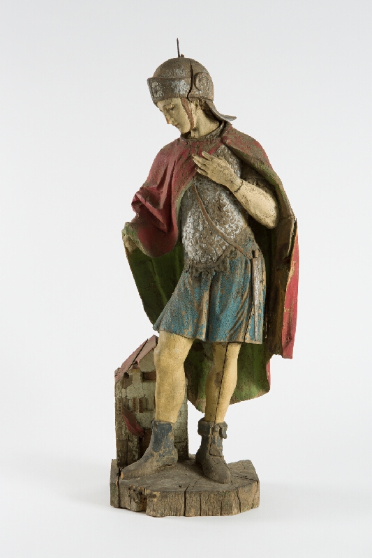 Slovenský ľudový rezbár – Sv. Florián 