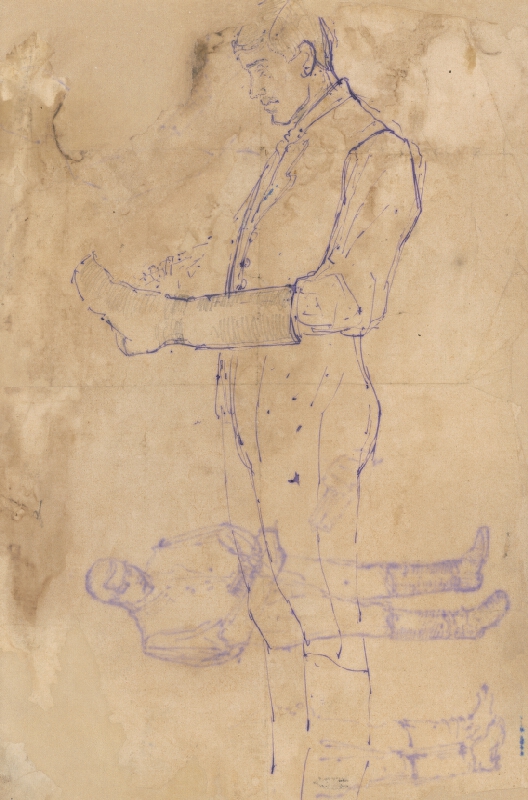 Ladislav Mednyánszky – Muž s čižmou 