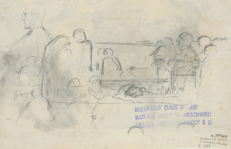 Ladislav Mednyánszky – Nad rakvou 