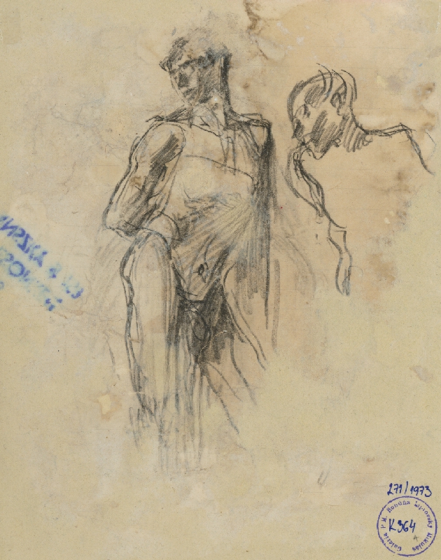 Ladislav Mednyánszky – Figurálna štúdia 