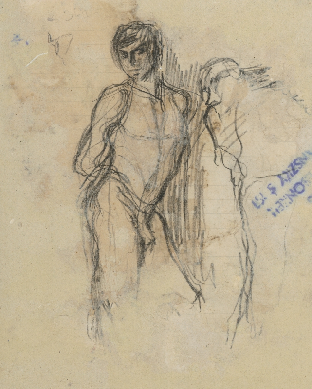 Ladislav Mednyánszky – Figurálna štúdia 