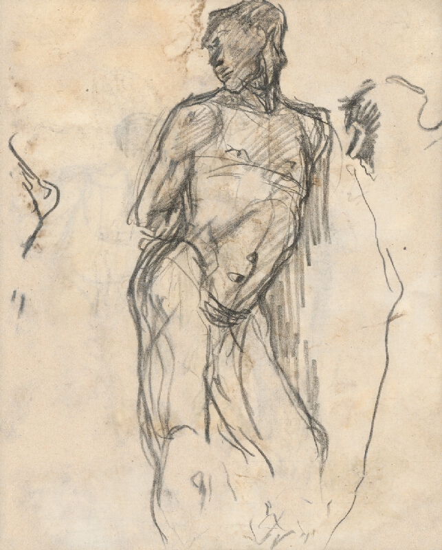 Ladislav Mednyánszky – Štúdia postáv dvoch mužov 