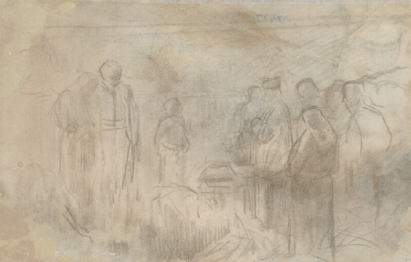 Ladislav Mednyánszky – Smútiaci nad rakvou 