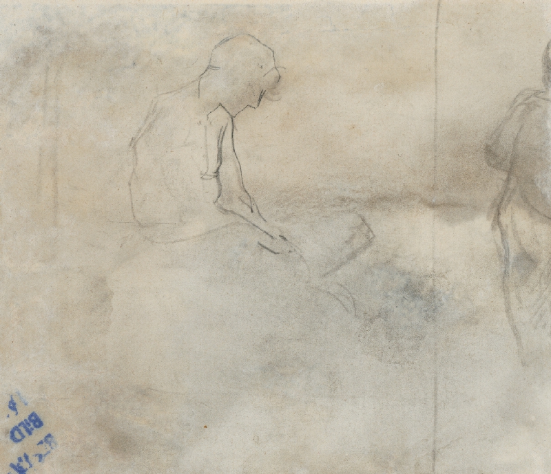 Ladislav Mednyánszky – Štúdia mužskej postavy s rukami za chrbtom 