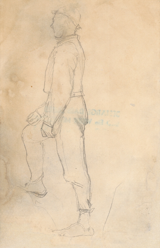 Ladislav Mednyánszky – Štúdia muža v klobúku 