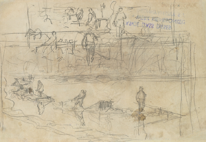 Ladislav Mednyánszky – Štúdia postáv a zvierat 