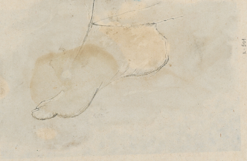 Ladislav Mednyánszky – Štúdia stojaceho muža 