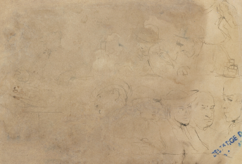 Ladislav Mednyánszky – Štúdia podopretého muža 