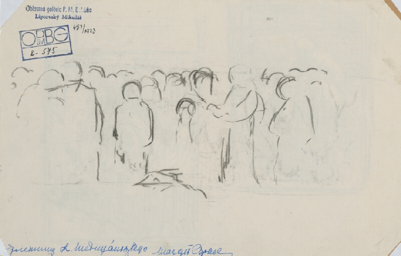 Ladislav Mednyánszky – Štúdie sediacich postáv 