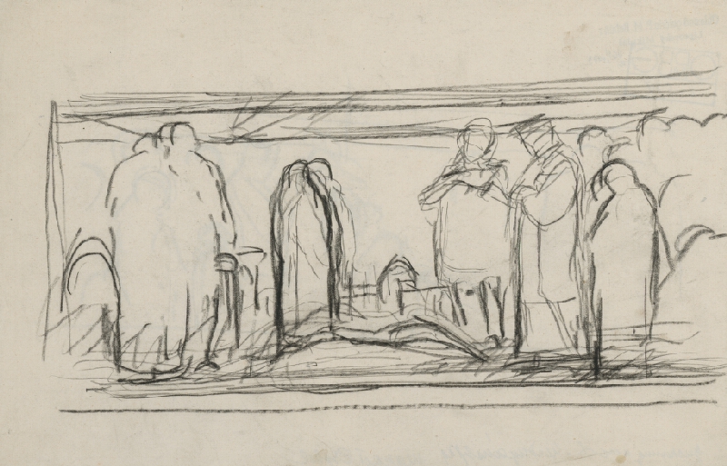 Ladislav Mednyánszky – Štúdia smútiacich 