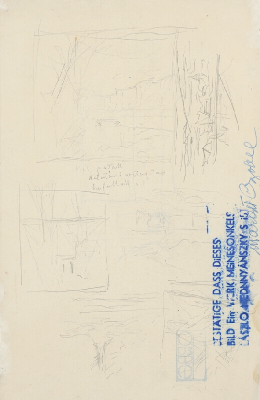 Ladislav Mednyánszky – Štúdia krajiny 