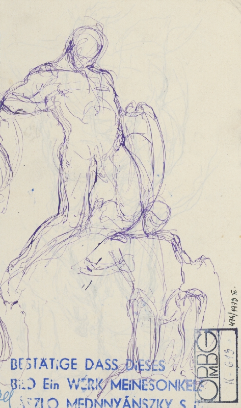 Ladislav Mednyánszky – Štúdia mužského aktu I. 