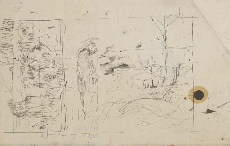 Ladislav Mednyánszky – Štúdia smútiaceho 