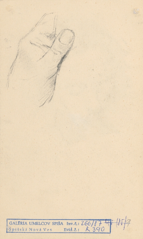 Andor Borúth – Náčrt hlavy ženy 