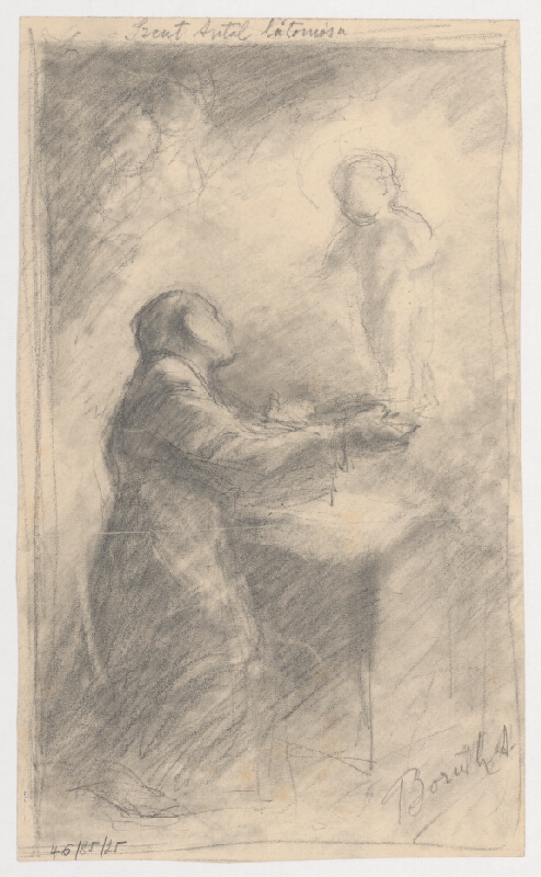 Andor Borúth – Náčrt figurálnej kompozície 