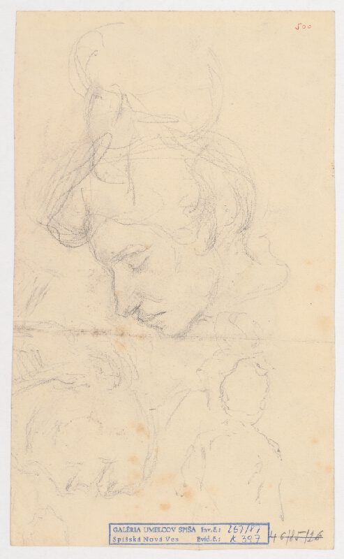 Andor Borúth – Náčrt figurálnej kompozície 