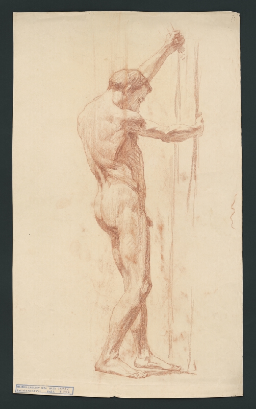 Jozef Hanula – Štúdia stojaceho mužského aktu 