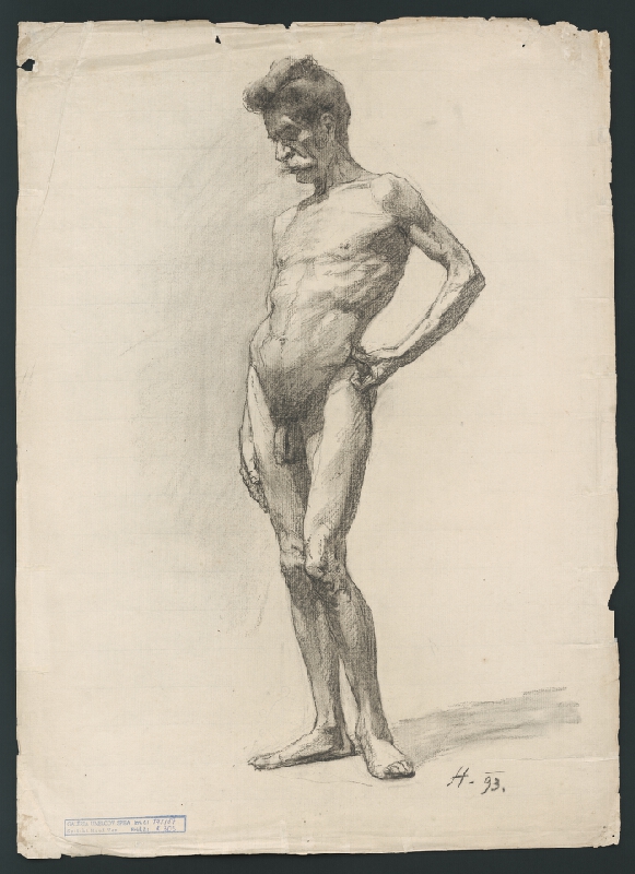 Jozef Hanula – Štúdia mužského aktu 