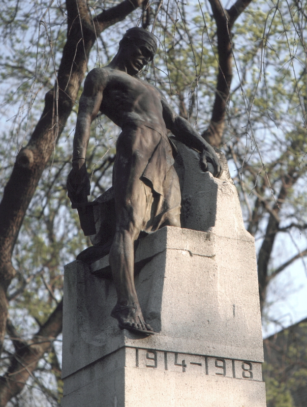 Ján Koniarek – Pomník padlým v 1. svetovej vojne  1914 - 1918 v Trnave 