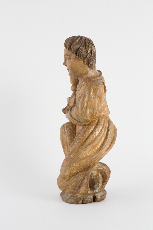 Slovenský rezbár z 18. storočia – Anjel so svietnikom 