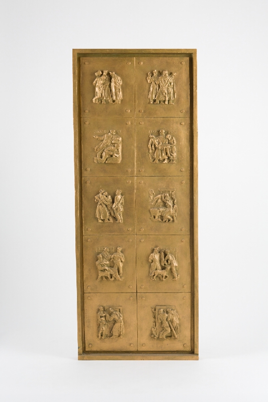 Rudolf Pribiš – 2. skica k dverám Pamätníka sovietskej armády na Slavíne 