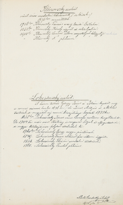 Adolf Medzihradský – Erb rodiny Klinovskej Lokčanskej 