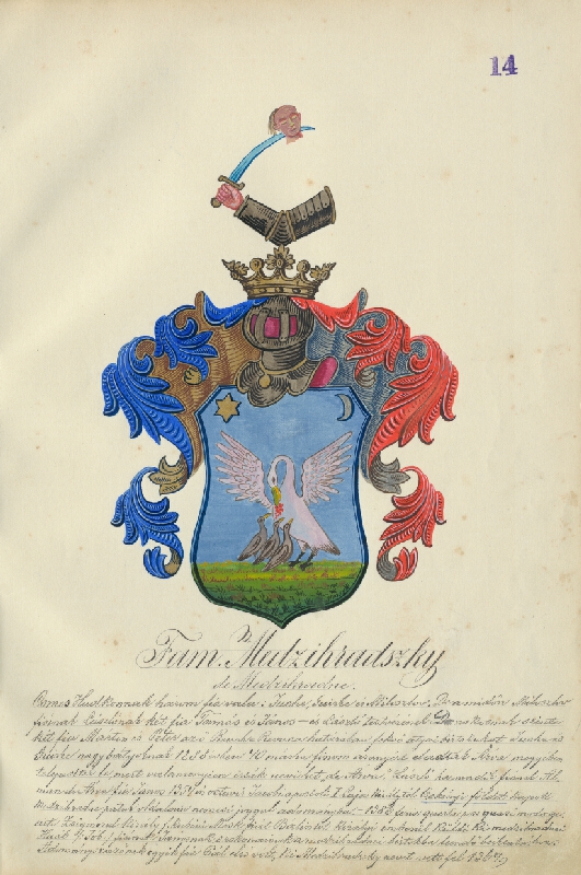 Adolf Medzihradský – Erb rodiny Medzihradskej 