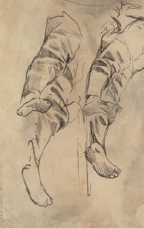 Ladislav Mednyánszky – Štúdie ležiacich mužov 