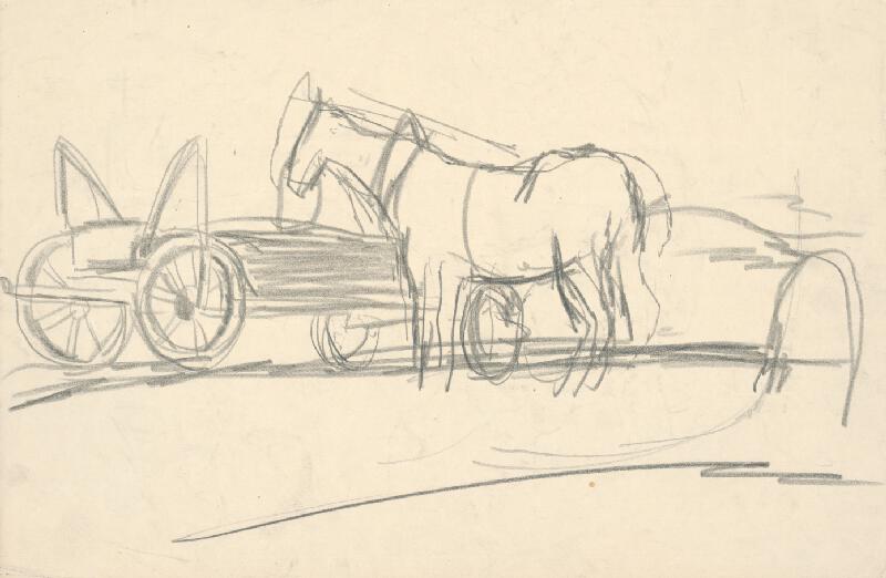Ernest Zmeták – Kôň pri voze 