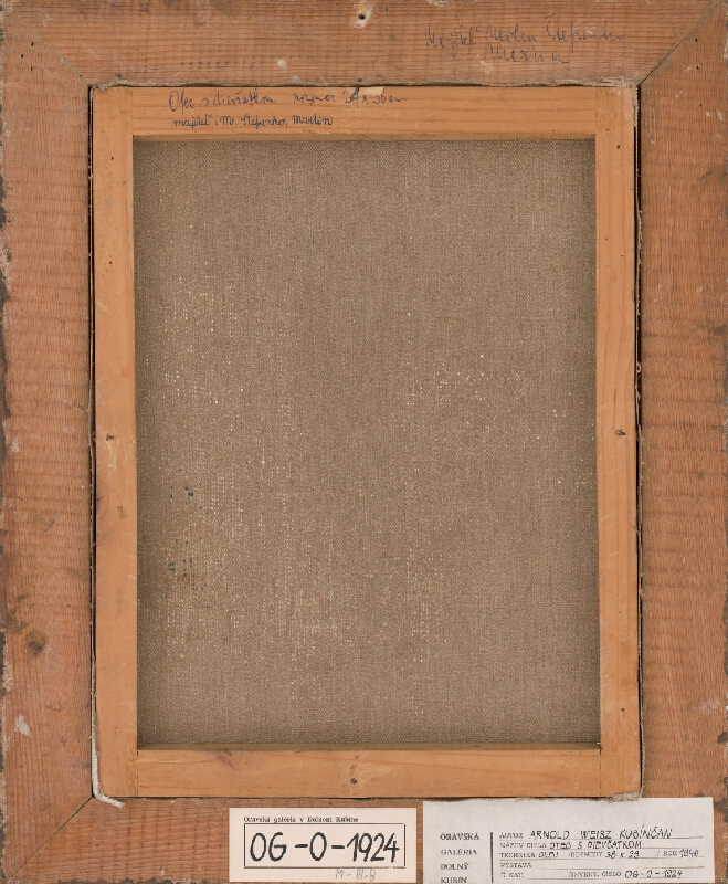 Arnold Peter Weisz-Kubínčan – Otec s dievčatkom 