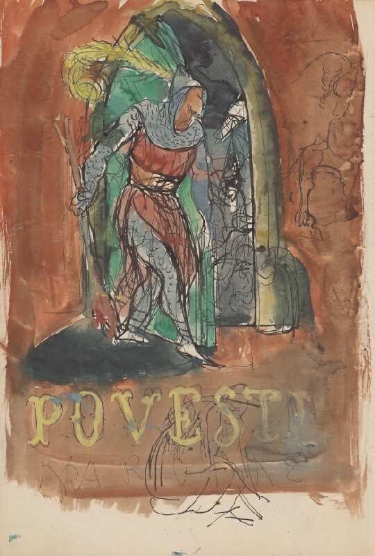 Ján Novák – Povesti - štúdia k prebalu č. 26 