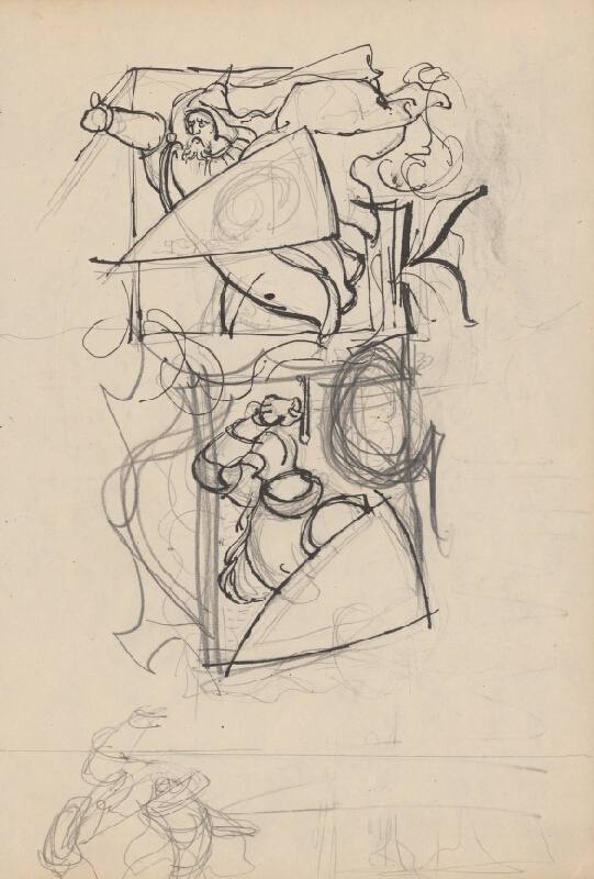 Ján Novák – Štúdia k ilustráciám IV. č.30 