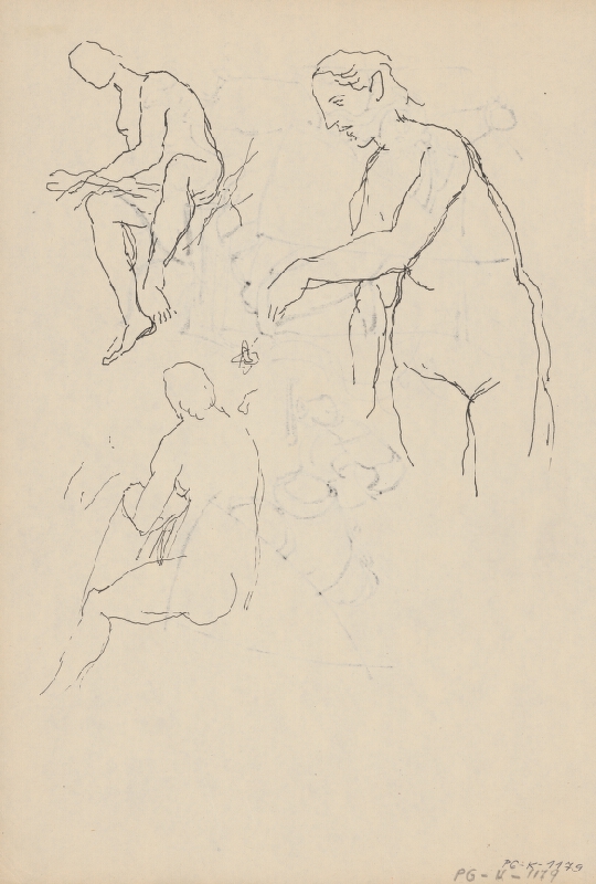 Ján Novák – Štúdia k ilustráciám IV. č.30 