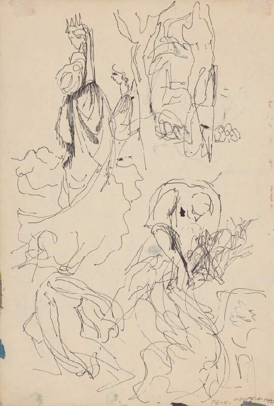 Ján Novák – Štúdiová kresba 1. č.32 