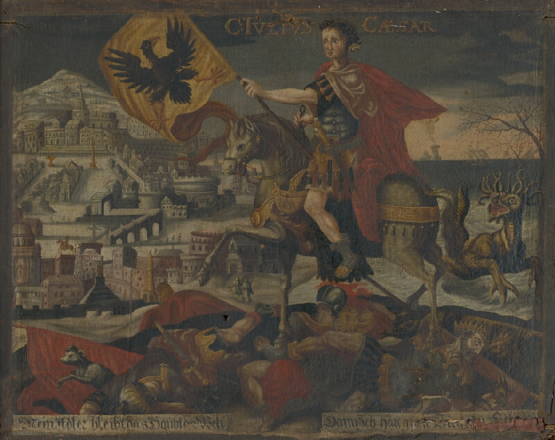 Neznámy autor – Alegorický výjav Cezára 