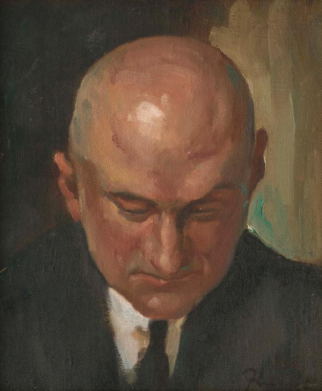 Július Flache – Autoportrét 