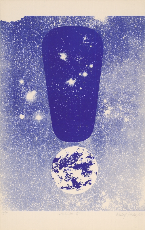 Rudolf Sikora – Výkričník VI., 1974, Stredoslovenská galéria 