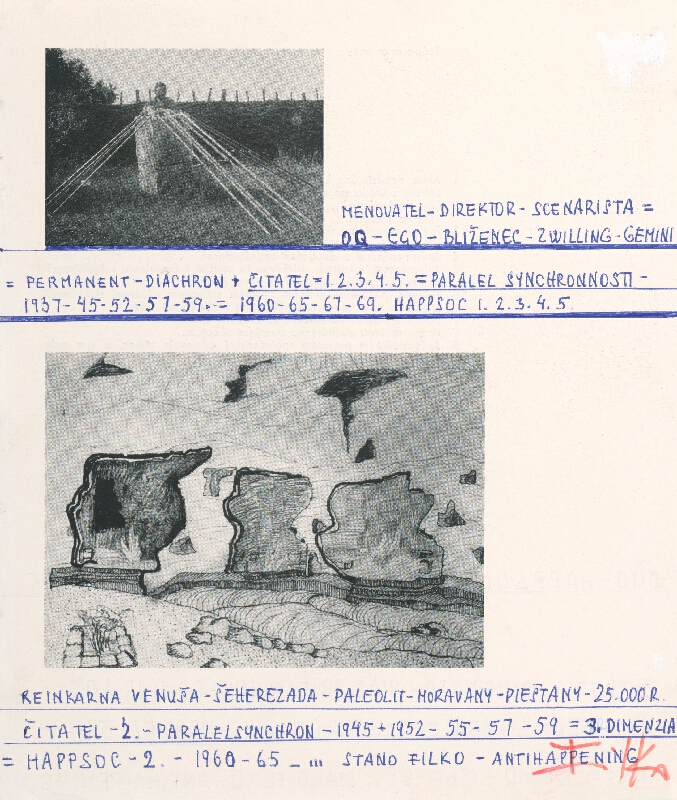 Stanislav Filko – HAPPSOC – 1. / HAPPSOC – 2. – 1960-65 – ... STANO FILKO - ANTIHAPPENING (časť názvu) 