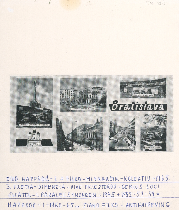 Stanislav Filko – HAPPSOC – 1. – 1960-65 – ... STANO FILKO - ANTIHAPPENING (časť názvu) 