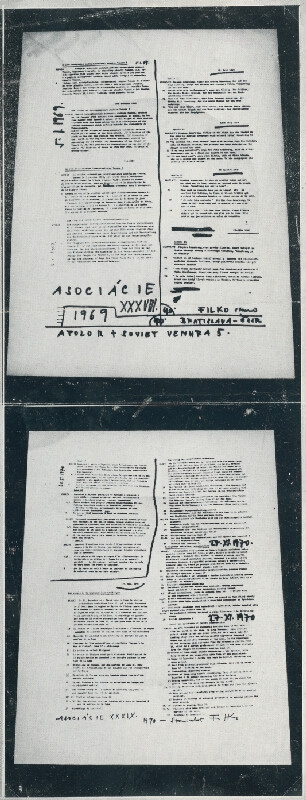 Stanislav Filko – Bez uvedenia názvu (nátlačok k sérii Asociácie XXXVIII.) 