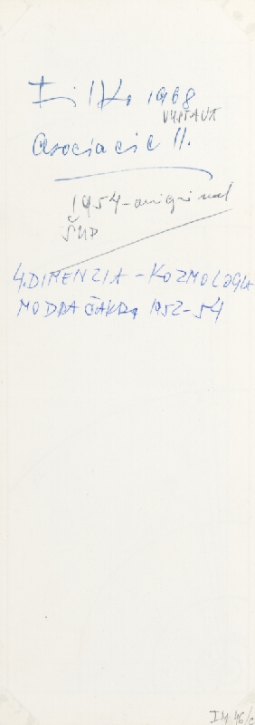 Stanislav Filko – Asociacie II., 4. DIMENZIA – KOZMOLOGIA – MODRA ČAKRA 1952-54  