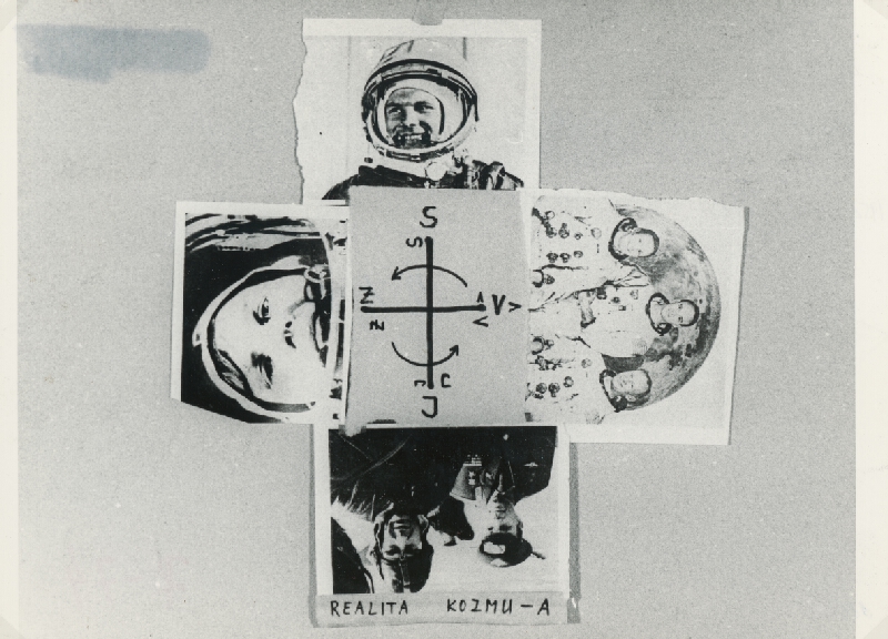 Stanislav Filko – 4. DIMENZIA – KOZMOLOGIA MODRA ČAKRA – IRONICKA MYSTIFIKACIA, 1952-1958-ŠUP – IDEA = SOVIET + USA, 1966 IDEA REAL 
